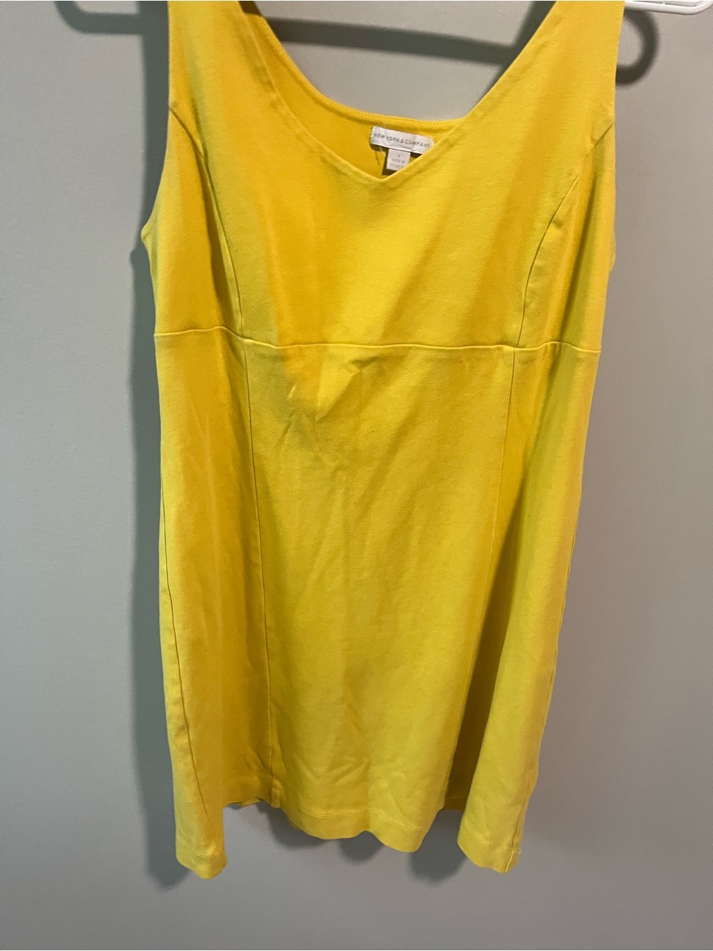 Bright Yellow Sleeveless Dress